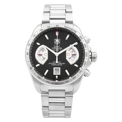 TAG Heuer Grand Carrera Black Dial Steel Automatic Men’s Watch CAV511A.BA0902