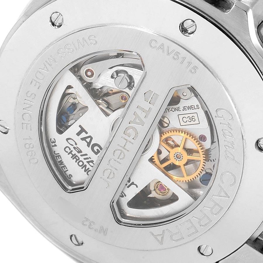 TAG Heuer Grand Carrera Kaliber 36 RS Kaliber Herrenuhr CAV5115 im Angebot 3
