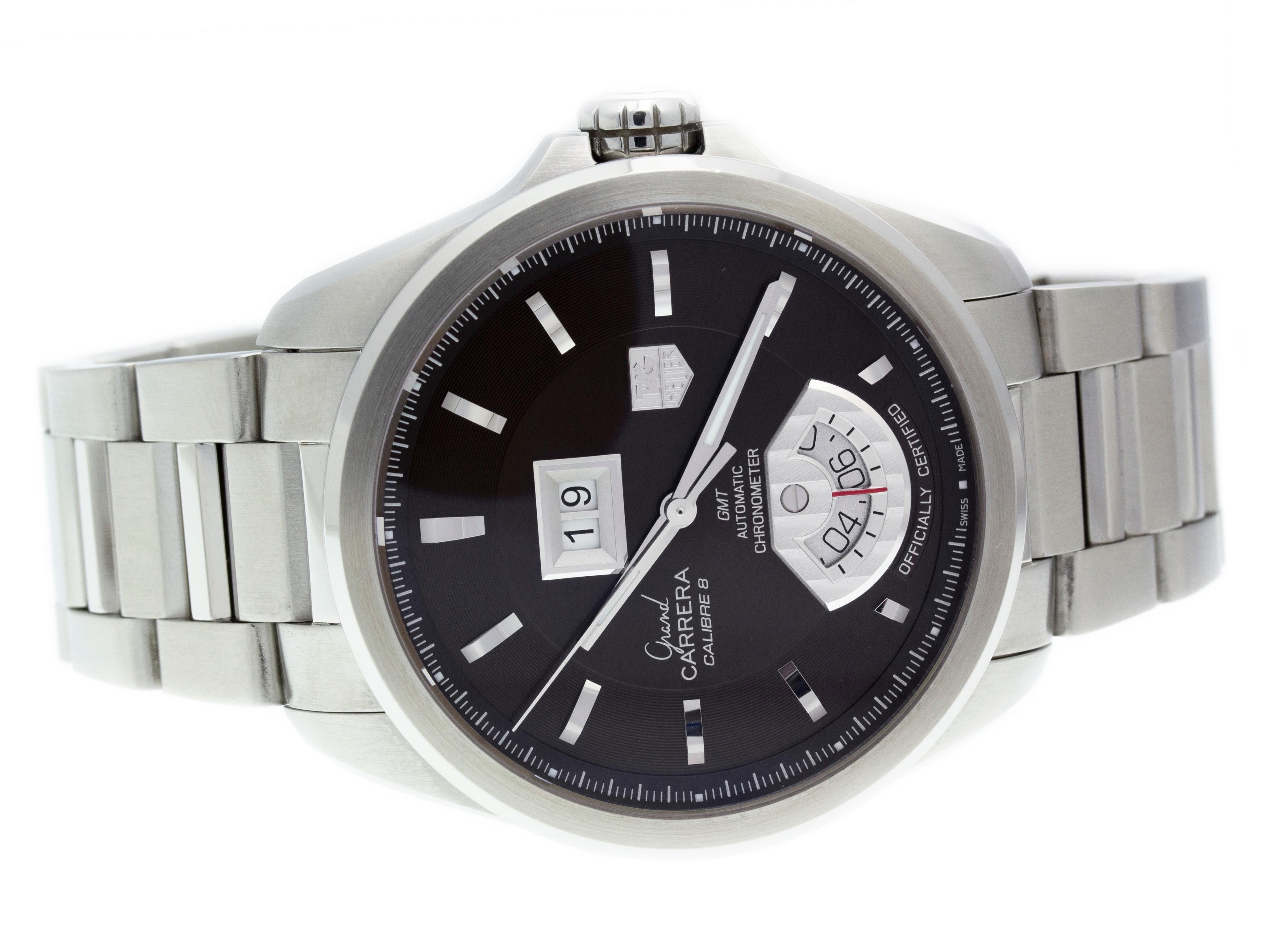 Tag Heuer Grand Carrera Date Grand Date WAV5113.BA0901 In Excellent Condition In Willow Grove, PA
