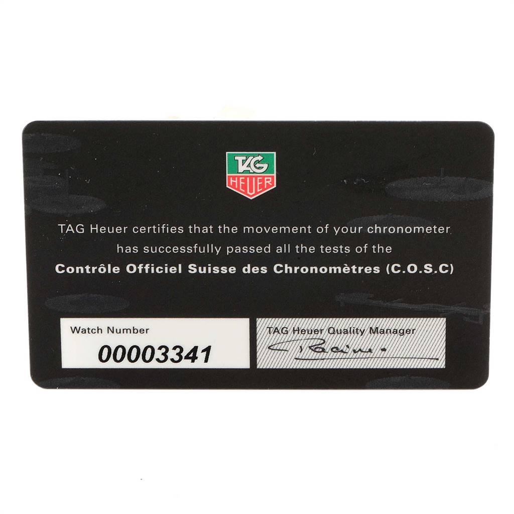 TAG Heuer Grand Carrera GMT Chronograph Men's Watch WAV5111 Box Card For Sale 3