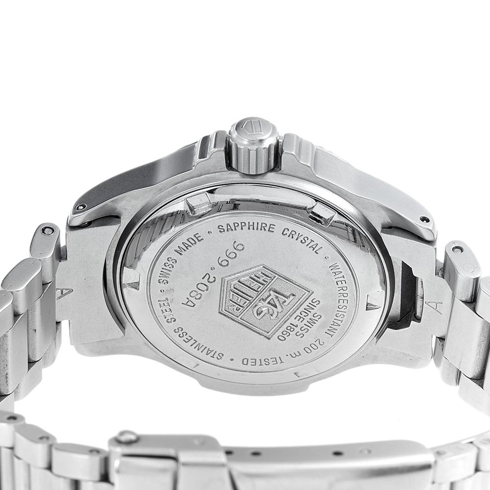Tag Heuer Grey Stainless Steel Professional Women's Wristwatch 28 mm In Good Condition In Dubai, Al Qouz 2