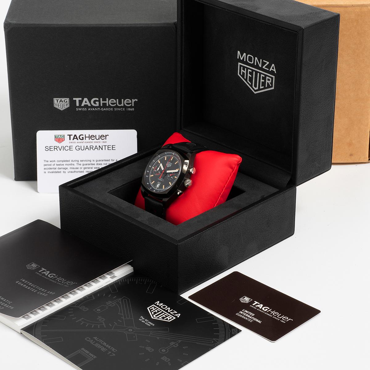 Tag Heuer / Heuer Monza Neuauflage, Ref CR2080. FC6375, Cal 17, Komplettsatz, 2020 für Damen oder Herren im Angebot