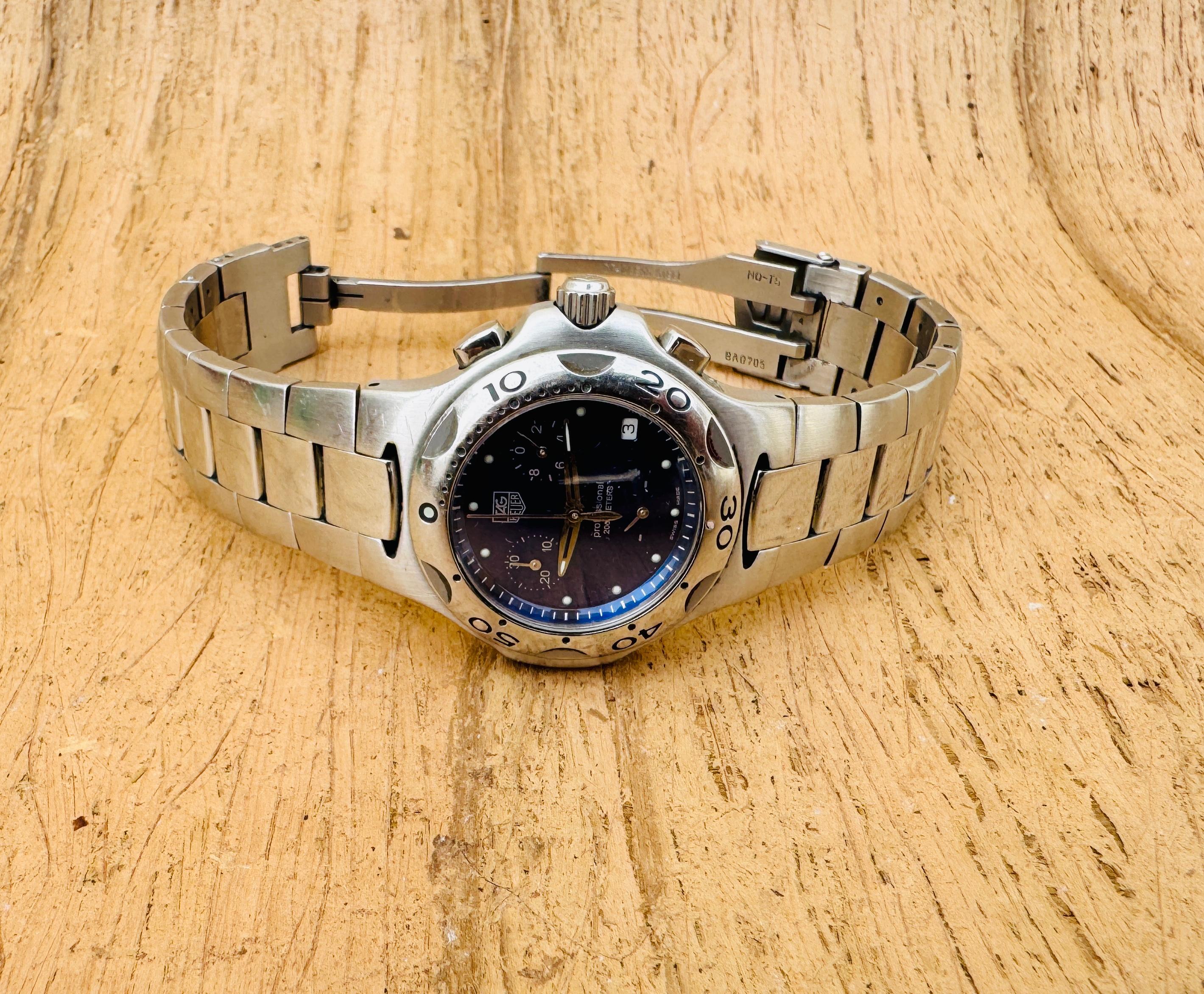 
C Description
Brand: TAG Heuer

Model: Kirium

Reference Number: CL1211

Country Of Manufacture: Switzerland

Movement: Quartz

Case Material: Stainless steel

Measurements : Case width: 36 mm. (without crown)

Band Type : Stainless steel

Band