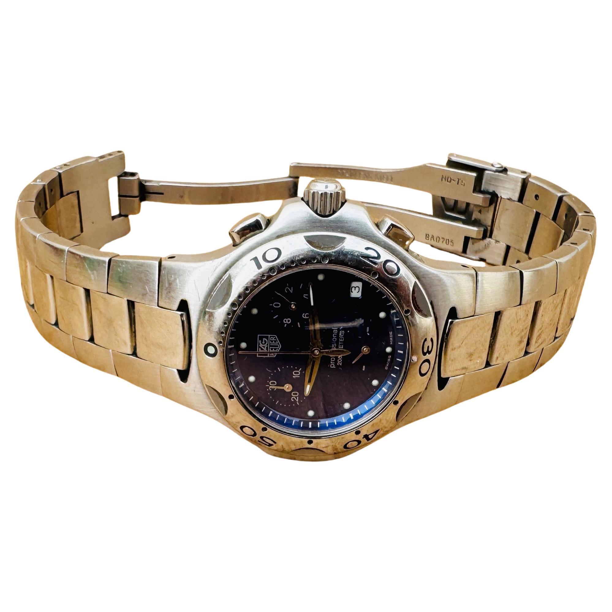 ]TAG Heuer Kirium Chrono Blue Dial CL1211 Watch