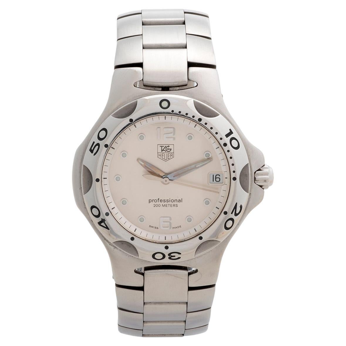 Tag Heuer Kirium Date Wristwatch Ref WL111E. Silver Dial, Year 2003. 