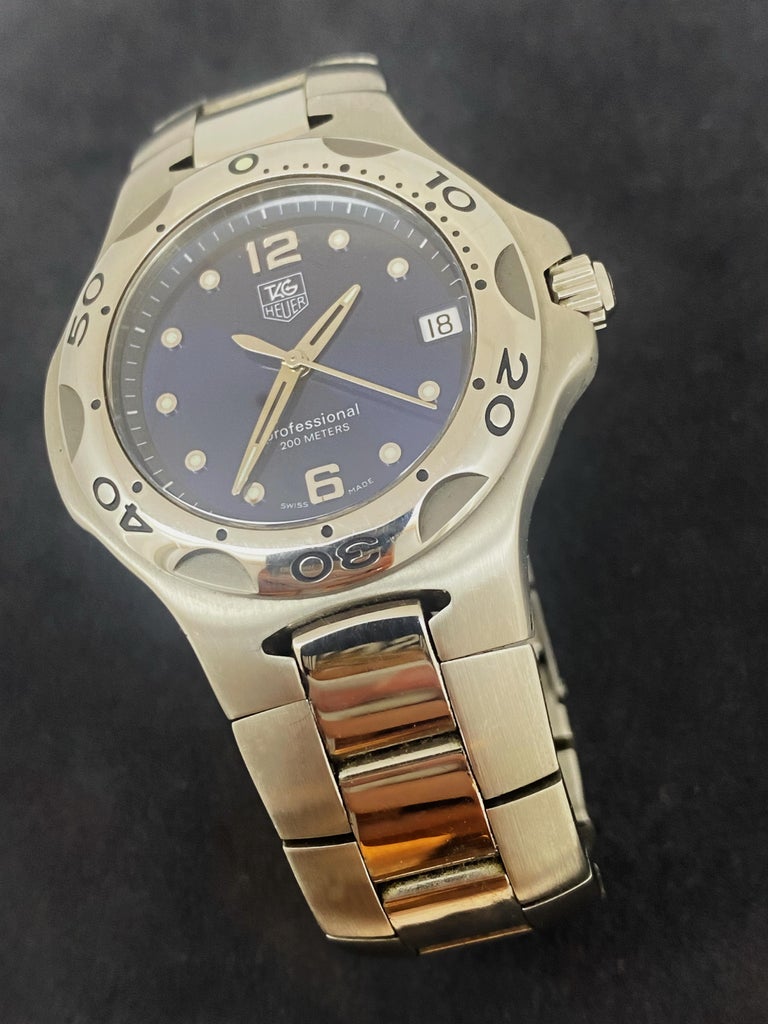 TAG Heuer Kirium Professional 200m WL111F.BA0701 Blaue Sonnenschliff Zifferblatt Herrenuhr im Angebot bei 1stDibs tag heuer kirium chronometer tag heuer kirium neupreis