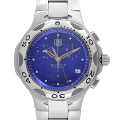 TAG Heuer Kirium Professional Steel Royal Blue Quartz Mens Watch CL1112.BA0701