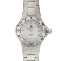 TAG Heuer Kirium Stahl Mop Datum Zifferblatt Quarz Damenuhr WL131B.BA0709