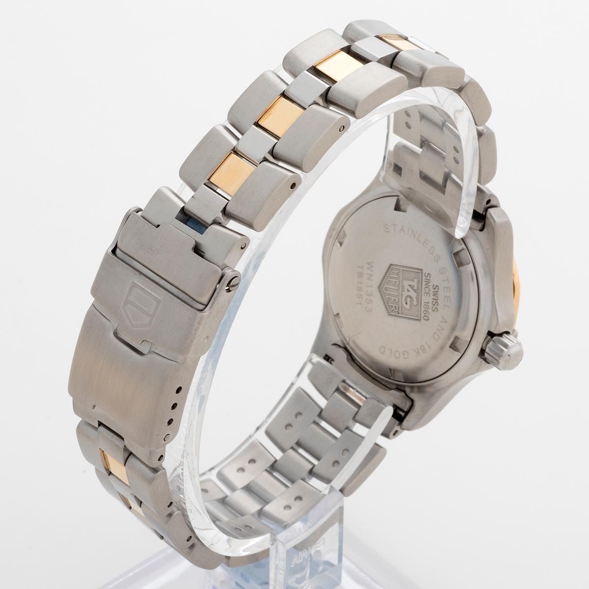 Tag Heuer Ladies 2000 Exclusive WN1353, Oro amarillo / Acero inoxidable, B&P's 1