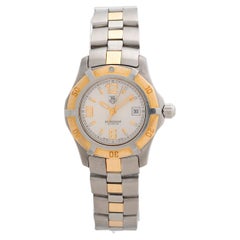 Used Tag Heuer Ladies 2000 Exclusive WN1353, Yellow Gold / Stainless Steel, B&P's