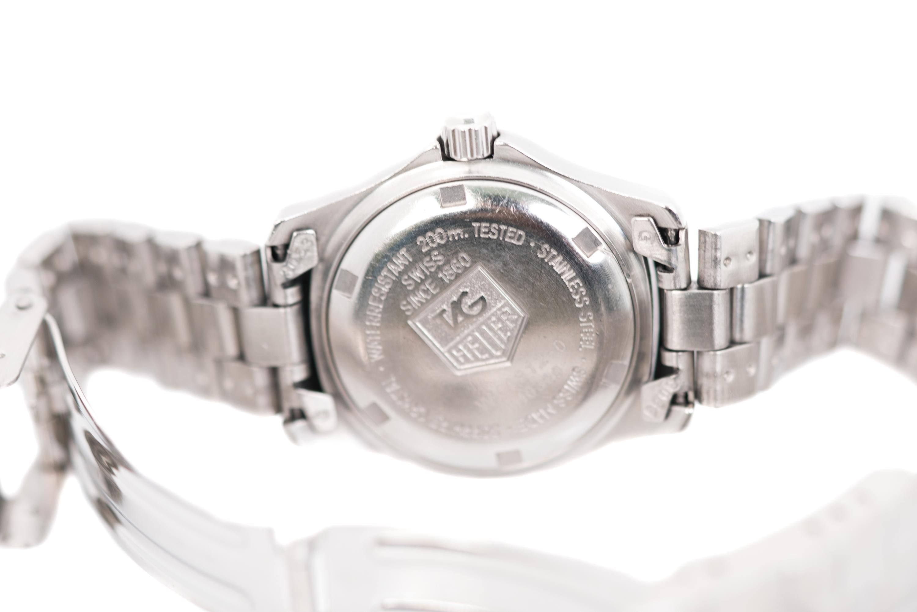 TAG Heuer Ladies Aquaracer 2000 Professional Quartz Wrist Watch In Excellent Condition In Atlanta, GA