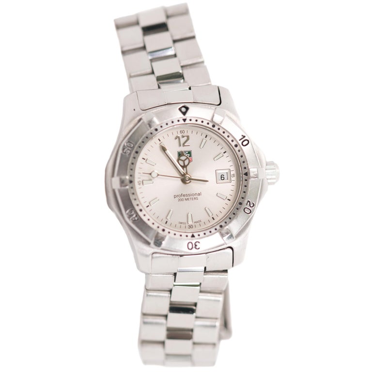 Tag Heuer Ladies Aquaracer 2000 Professional Quartz Wrist Watch For Sale At 1stdibs