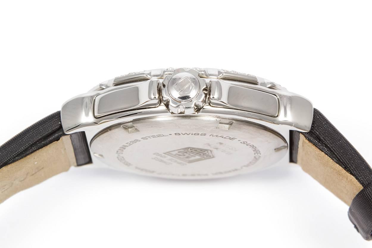 TAG Heuer Ladies Formula 1 Stainless Steel Diamond Bezel Quartz Watch WAC1214 1