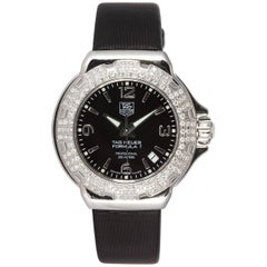 TAG Heuer Ladies Formula 1 Stainless Steel Diamond Bezel Quartz Watch WAC1214