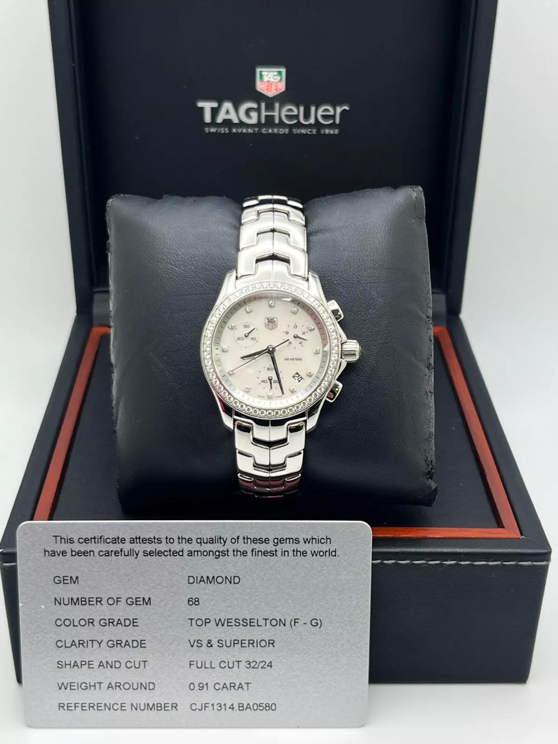 tag heuer diamond watch ladies