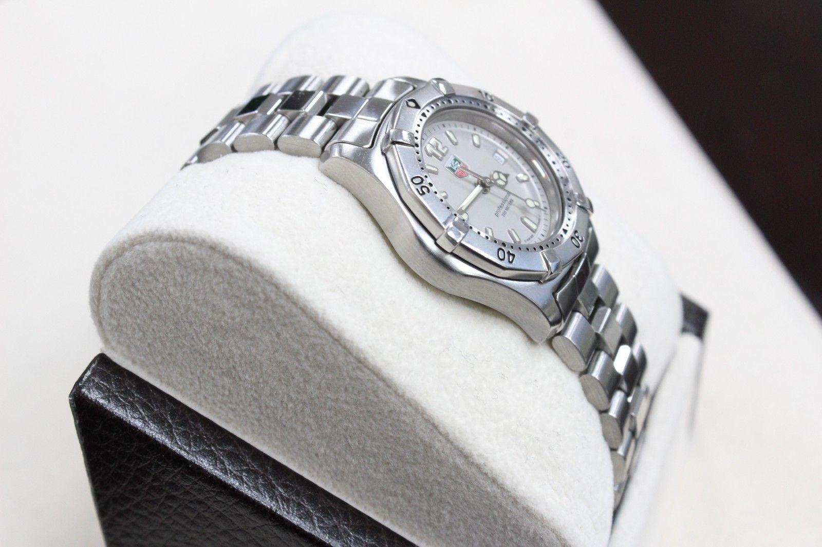 TAG Heuer Ladies WK1312 Professional Stainless Steel with Box and Booklets In Excellent Condition In San Diego, CA