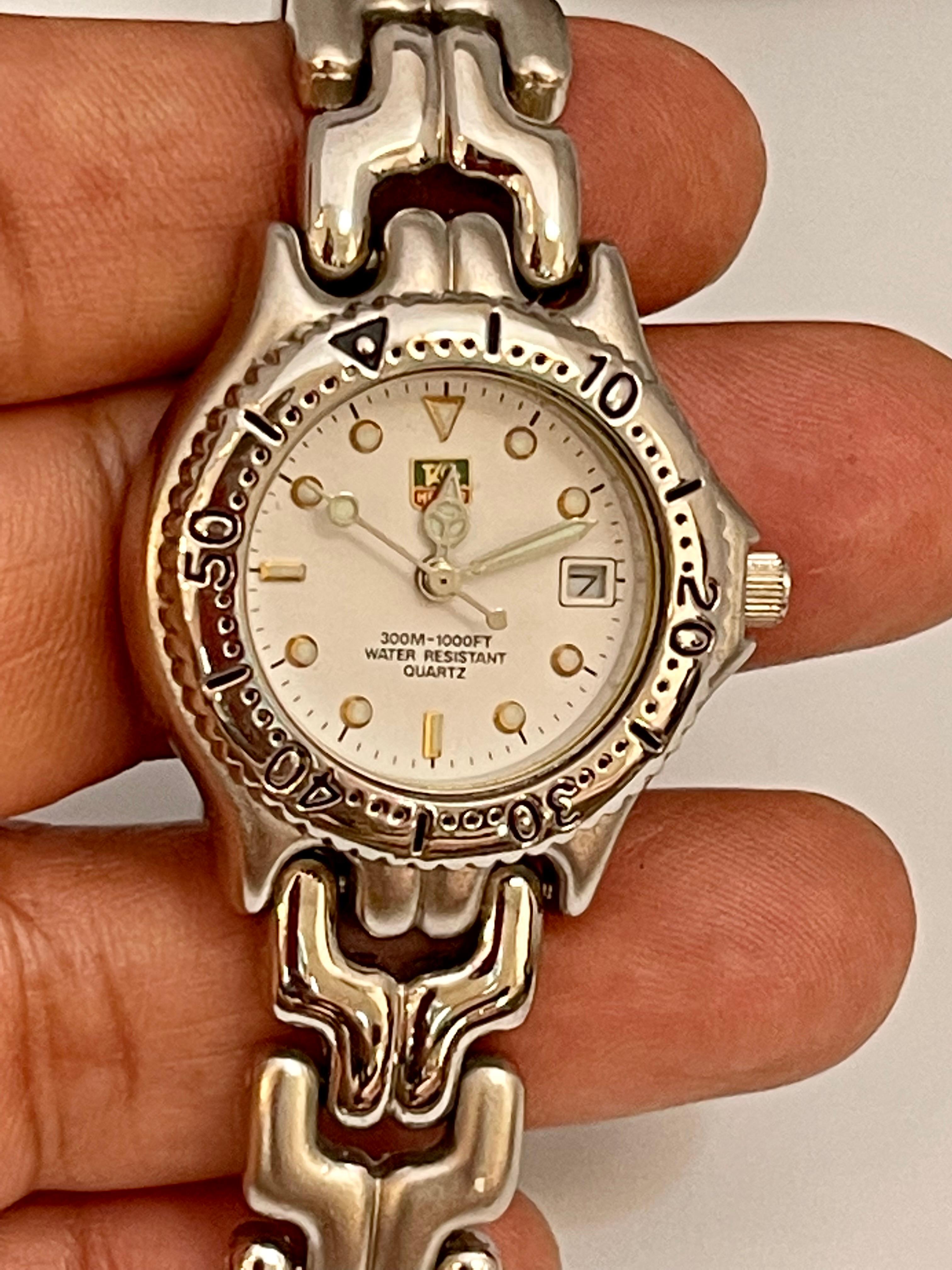 TAG Heuer Link Date Series Montre femme en acier inoxydable à cadran blanc 3