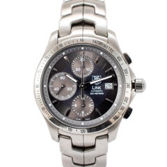 Tag Heuer Link 42MM CJF2115 Tachymeter Bezel Grey Dial Automatic Watch