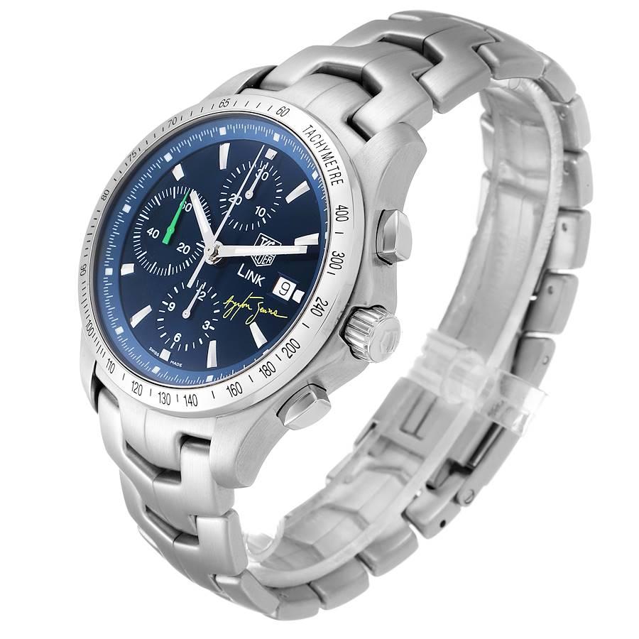 TAG Heuer Link Ayrton Senna Limitierte Stahl-Herrenuhr CJF2113.BA0576 im Angebot 1