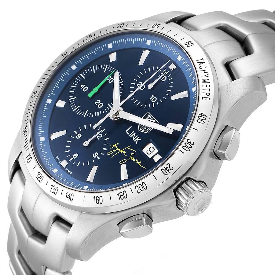 TAG Heuer Link Ayrton Senna Limitierte Stahl-Herrenuhr CJF2113.BA0576 im Angebot 2