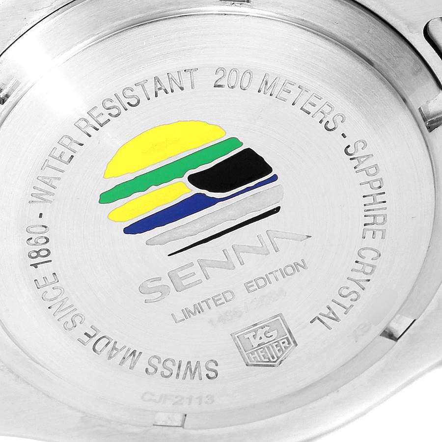 TAG Heuer Link Ayrton Senna Limitierte Stahl-Herrenuhr CJF2113.BA0576 im Angebot 3