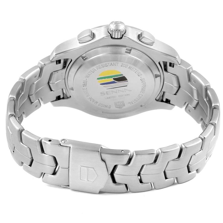 TAG Heuer Link Ayrton Senna Limitierte Stahl-Herrenuhr CJF2113.BA0576 im Angebot 4