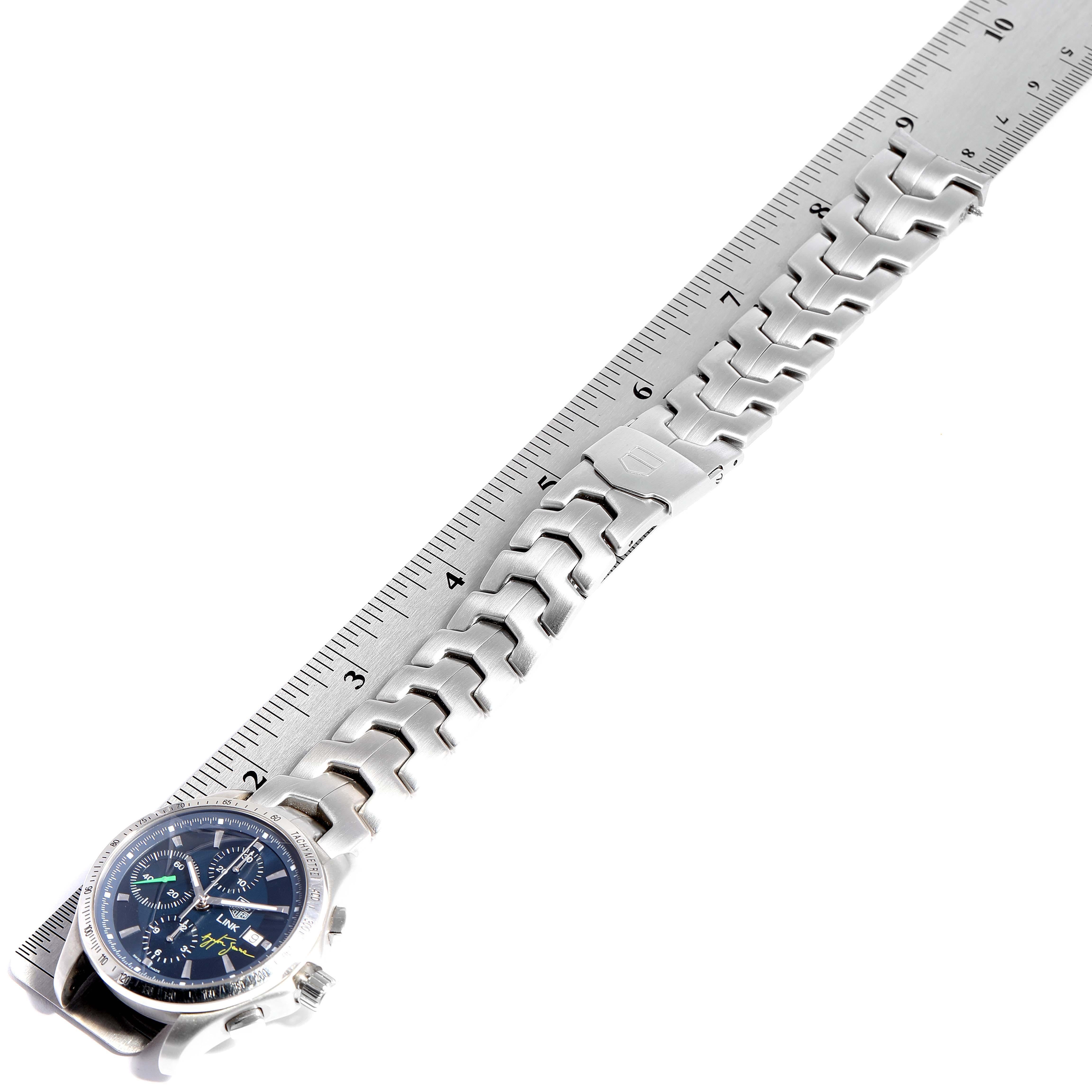TAG Heuer Link Ayrton Senna Limitierte Stahl-Herrenuhr CJF2113.BA0576 im Angebot 5