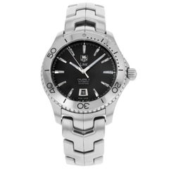 TAG Heuer Link Black Dial Date Steel Automatic Men's Watch WJ201A.BA0591