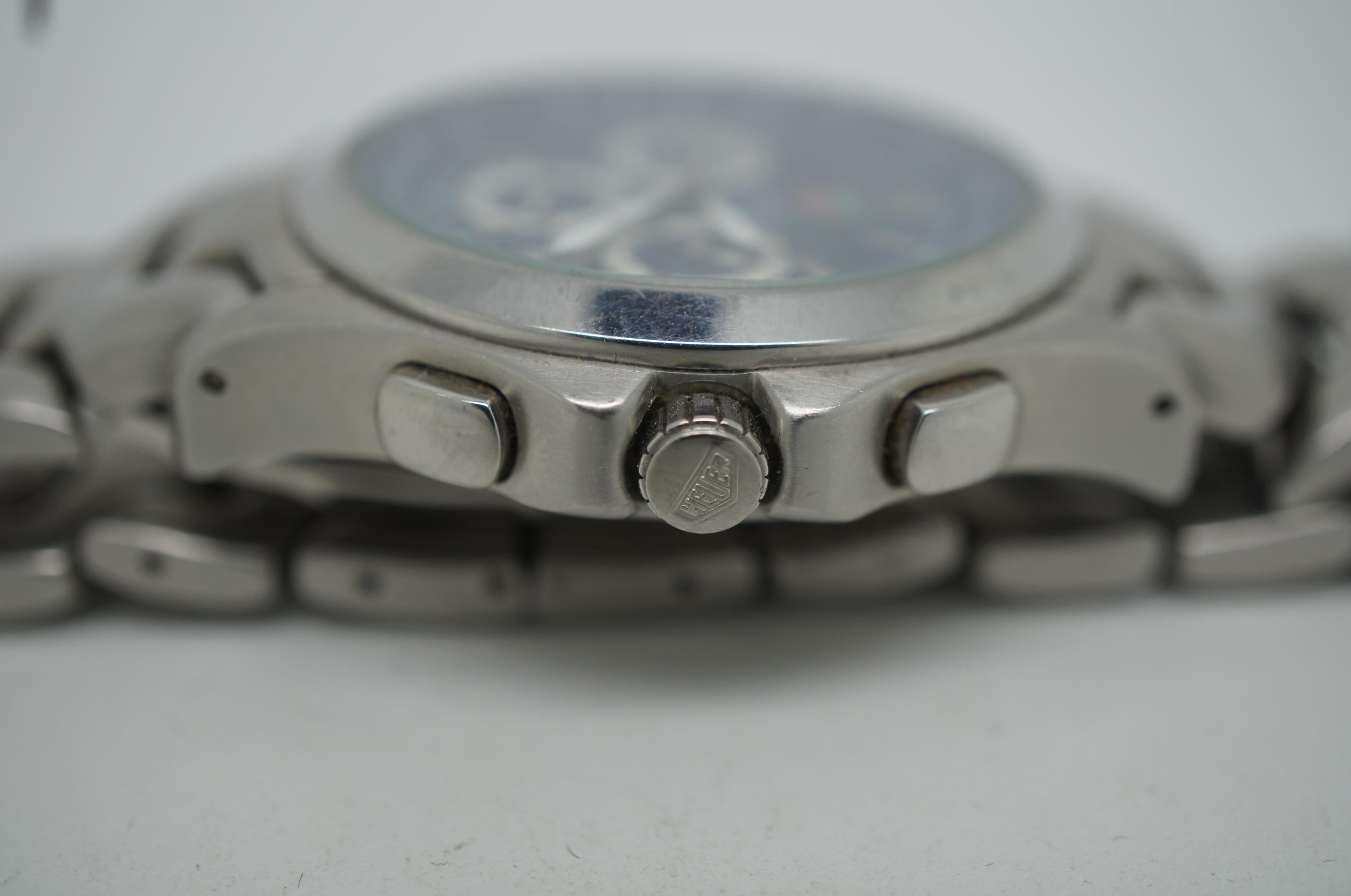 TAG Heuer Link Calibre 36 Chronograph Men's Quartz Wristwatch Yoshi Kawaguchi 1