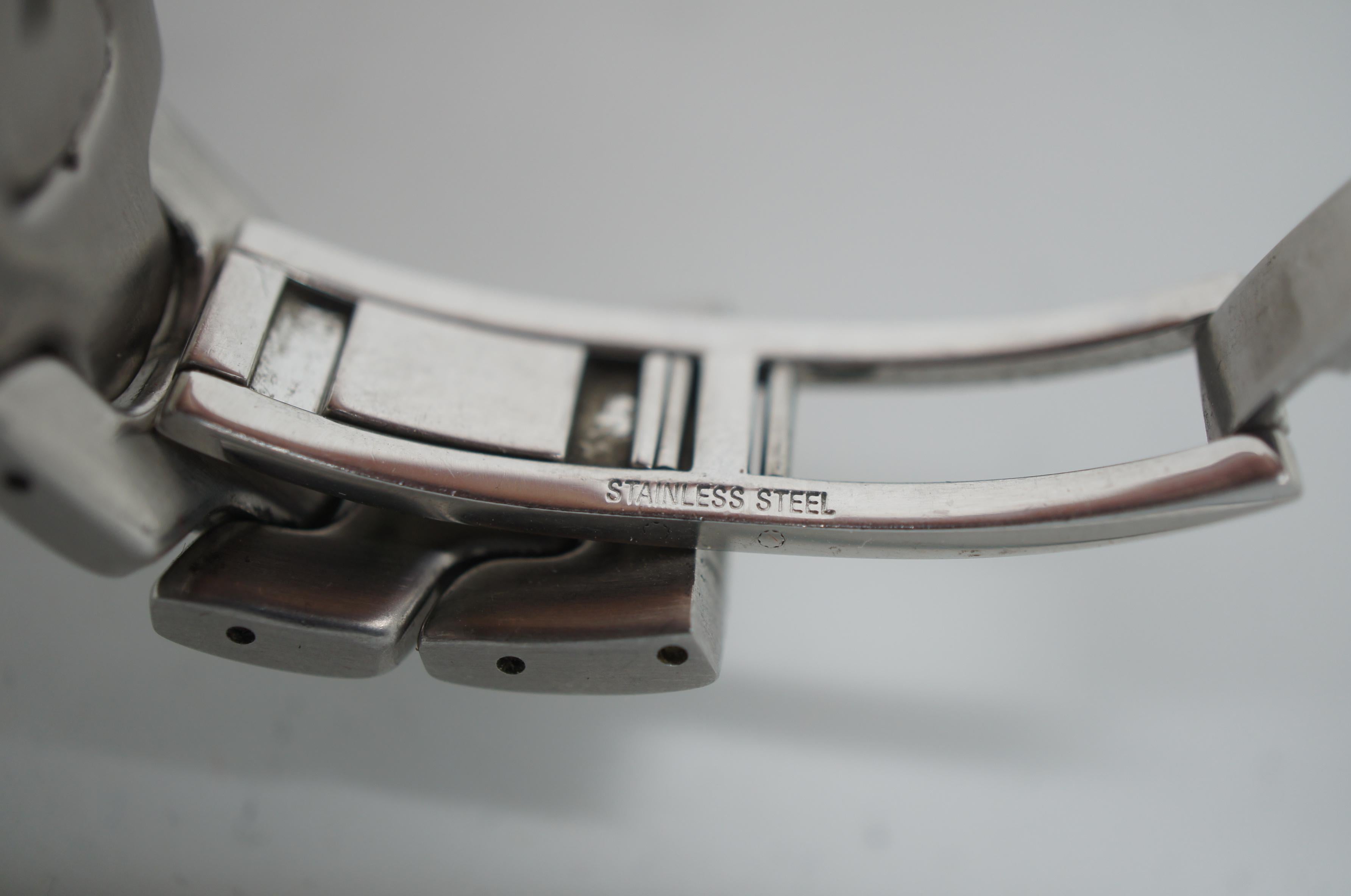 TAG Heuer Link Calibre 36 Chronograph Men's Quartz Wristwatch Yoshi Kawaguchi In Good Condition For Sale In Dayton, OH