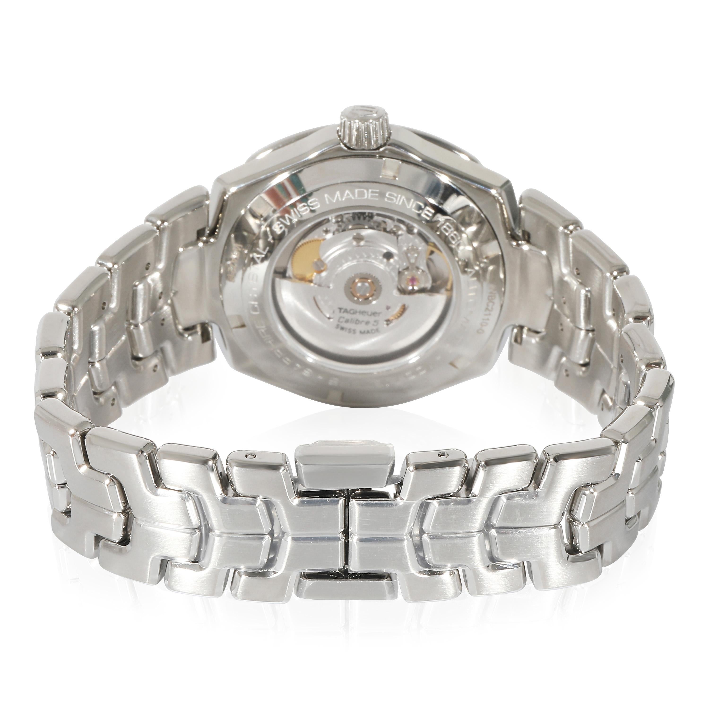Tag Heuer Glieder Kaliber 5 WBC2110.BA0603 Herrenuhr in  Rostfreier Stahl

SKU: 133388

PRIMÄRE DETAILS
Marke: Tag Heuer
Modell: Link Kaliber 5
Herkunftsland: Schweiz
Uhrwerk Typ: Mechanisch: Automatik/Kinetik
Jahr der Herstellung: