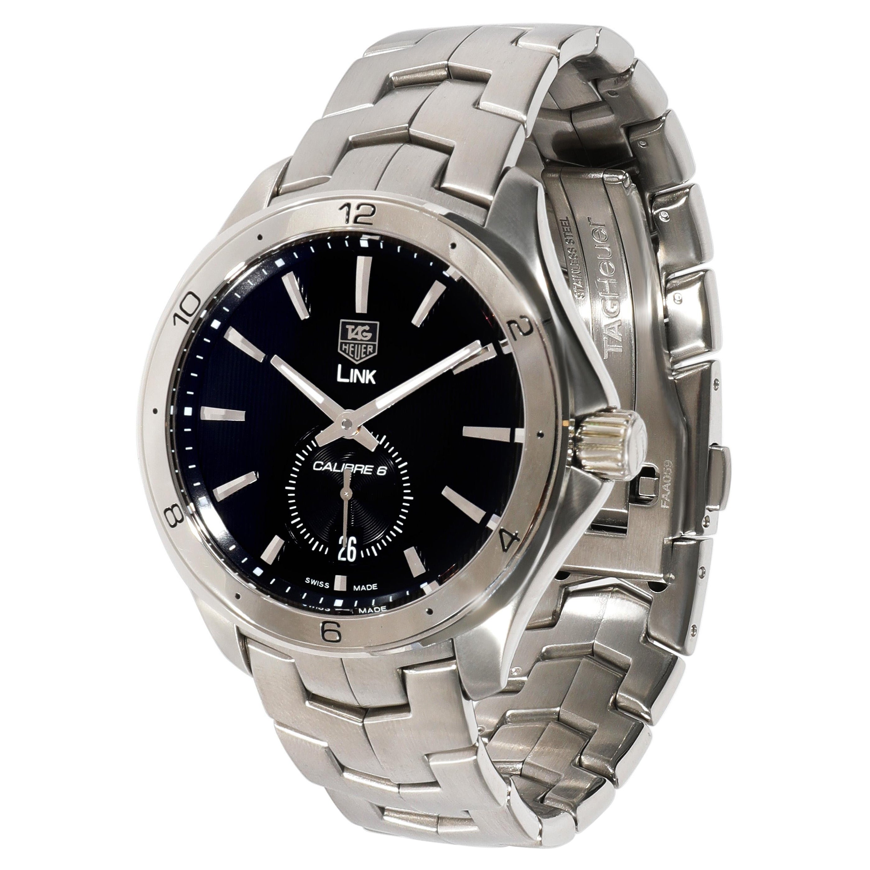 TAG Heuer Glieder Kaliber 6 WAT2110.BA0950 Herrenuhr aus Edelstahl