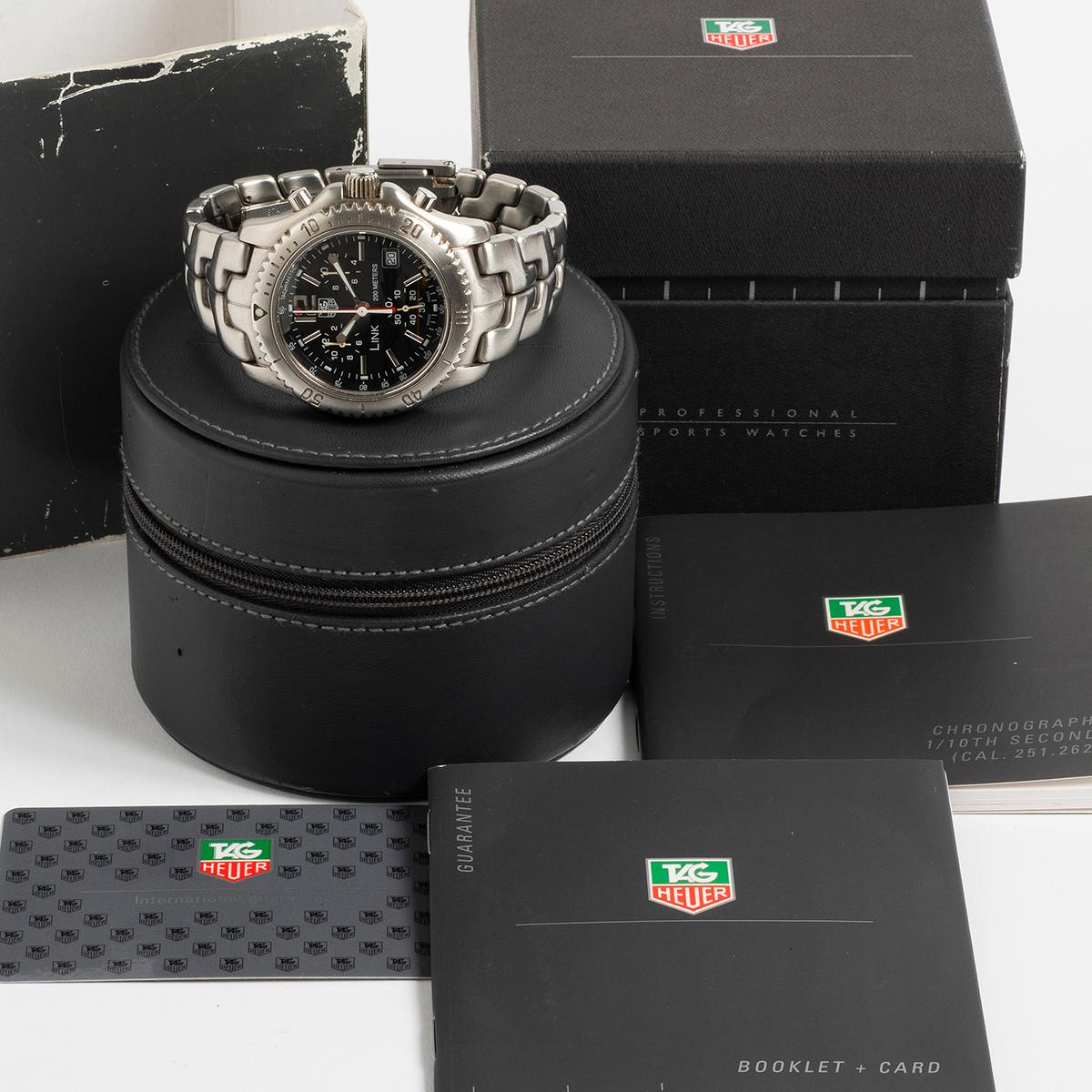 The Tag Heuer Link Chronograph CT1111-0 is known as the 