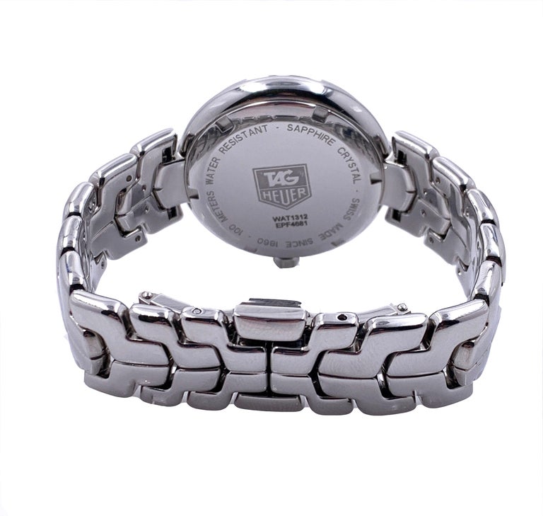 tag heuer link diamond bezel mens