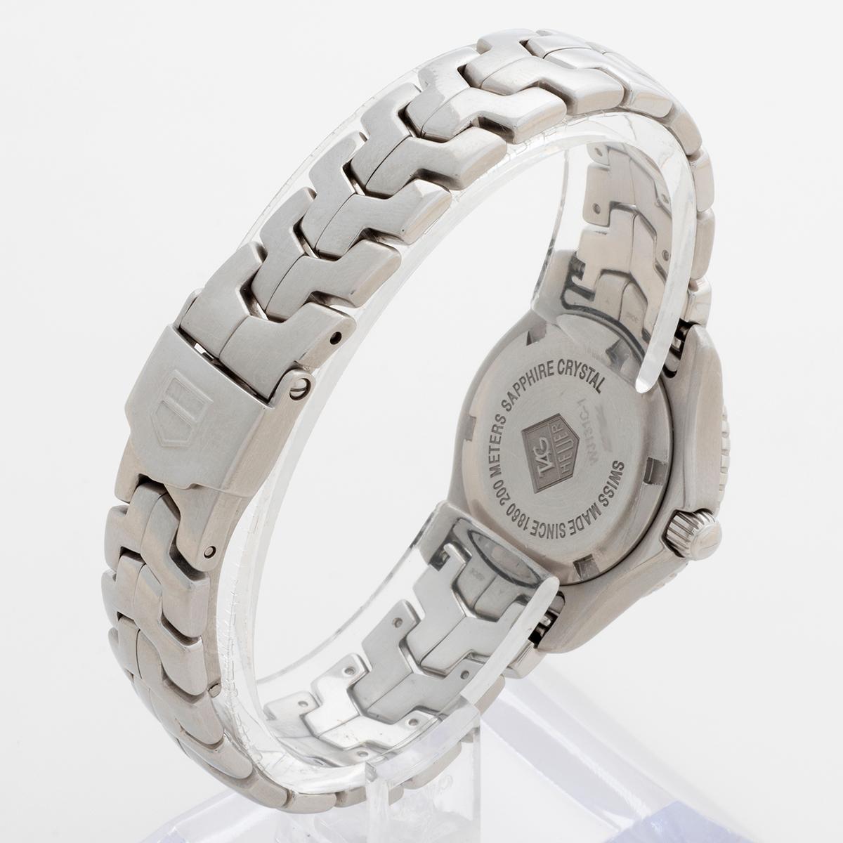 Women's or Men's Tag Heuer Link Ladies Wristwatch.Ref WJ131-C1. Mother of Pearl Dial/Diamonds.