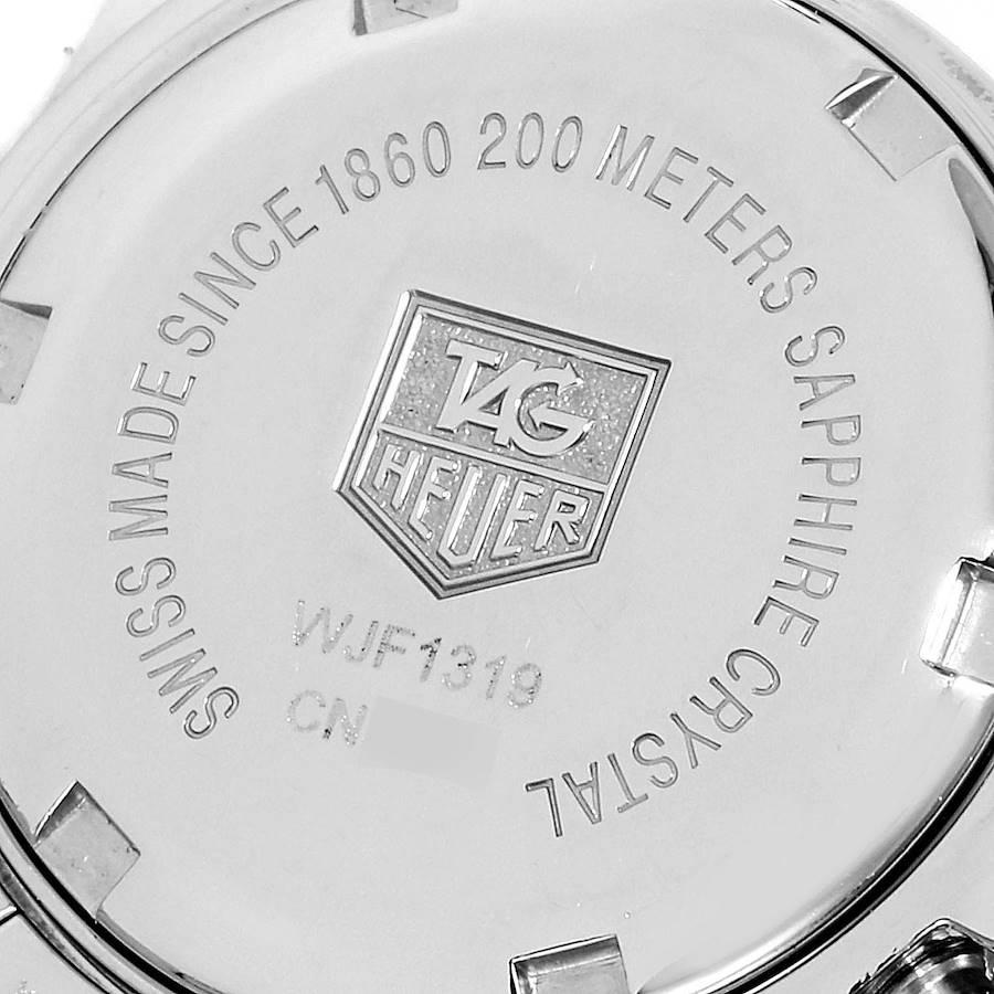 TAG Heuer Link MOP Diamond Dial Bezel Steel Ladies Watch WJF1319 For Sale 2