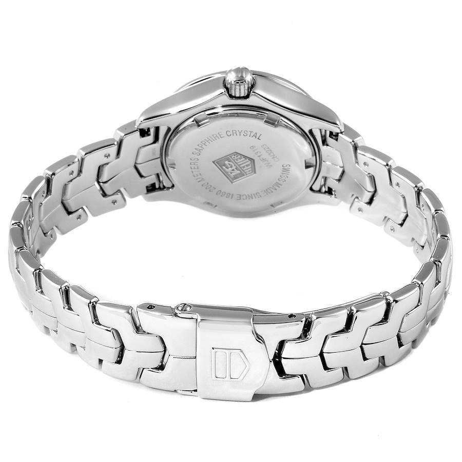 TAG Heuer Link MOP Diamond Dial Bezel Steel Ladies Watch WJF1319 For Sale 3