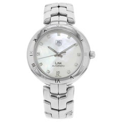 TAG Heuer Link Mother of Pearl Dial Diamonds Steel Ladies Watch WAT2315.BA0956