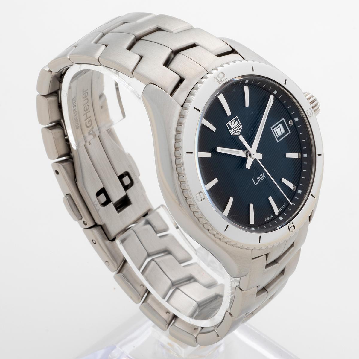 TAG Heuer Link Ref WAT111-0, Full Set, Outstanding Condition, Superb & Rare Ref. In Excellent Condition In Canterbury, England