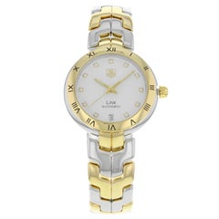 TAG Heuer Link Silver Dial Steel Gold Automatic Ladies Watch WAT2350.BB0957