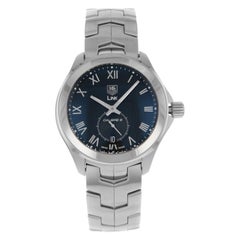 TAG Heuer Montre automatique à maillons en acier inoxydable et cadran noir pour hommes WAT2114.BA0950