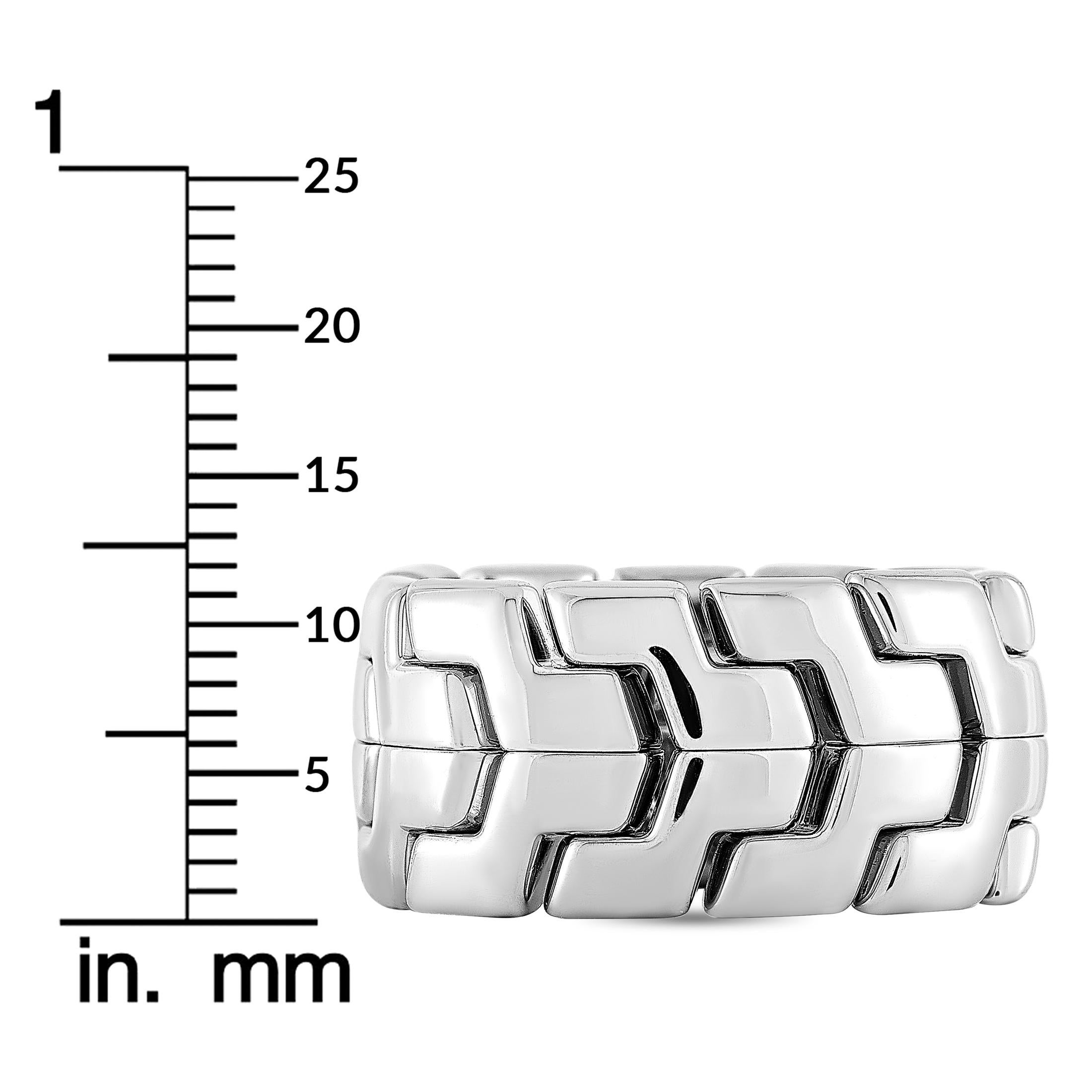 TAG Heuer Link Stainless Steel Ring In New Condition In Southampton, PA