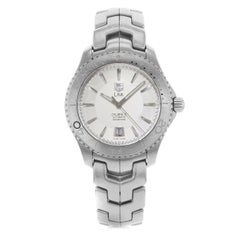 TAG Heuer Link Edelstahl Silber Zifferblatt Automatik Herrenuhr WJ201B.BA0591