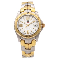 Reloj de cuarzo TAG Heuer Link bicolor de acero inoxidable y oro de 18 quilates para hombre Ref. WT1250