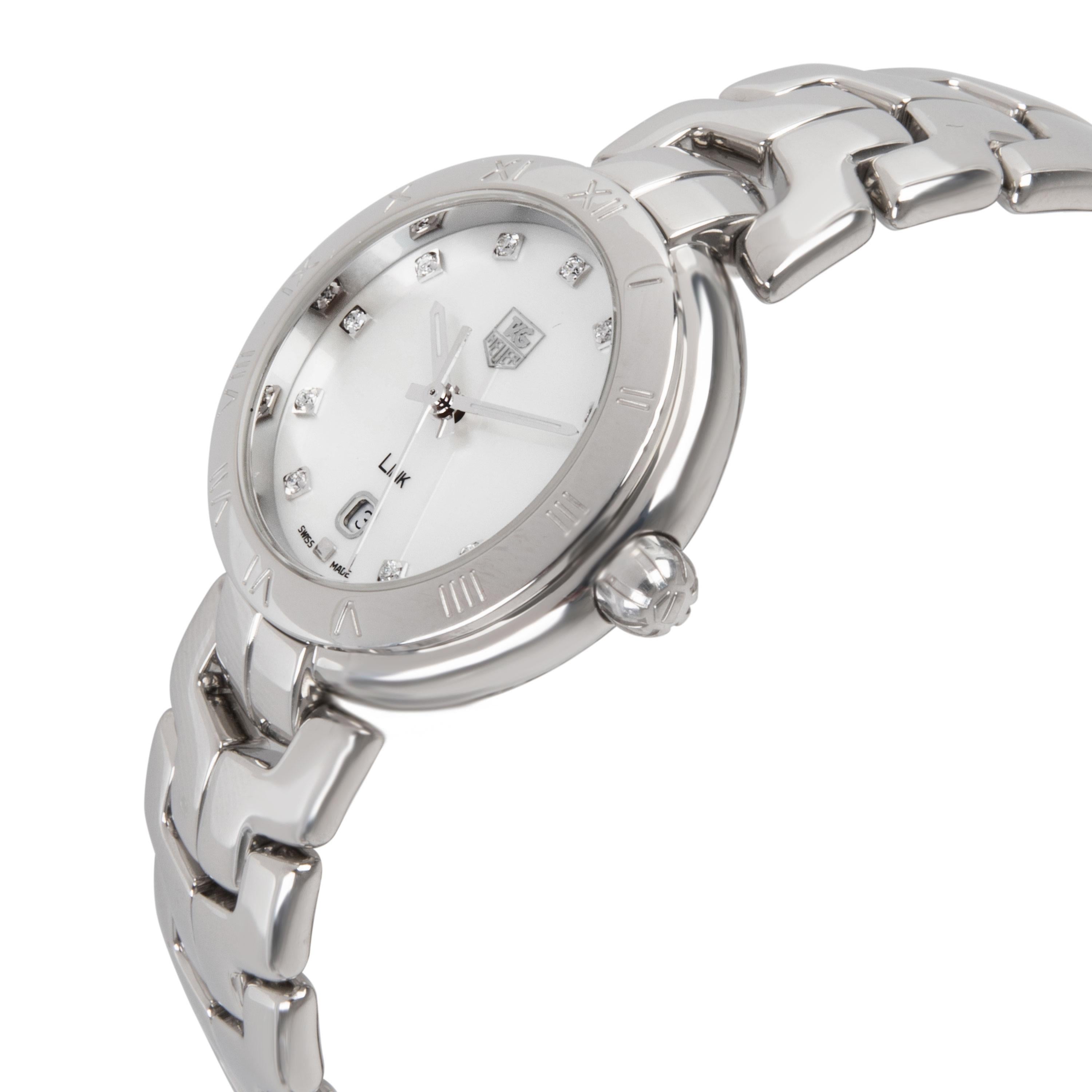 TAG Heuer Link WAT1417.BA0954 Damenuhr aus Edelstahl im Zustand „Hervorragend“ in New York, NY