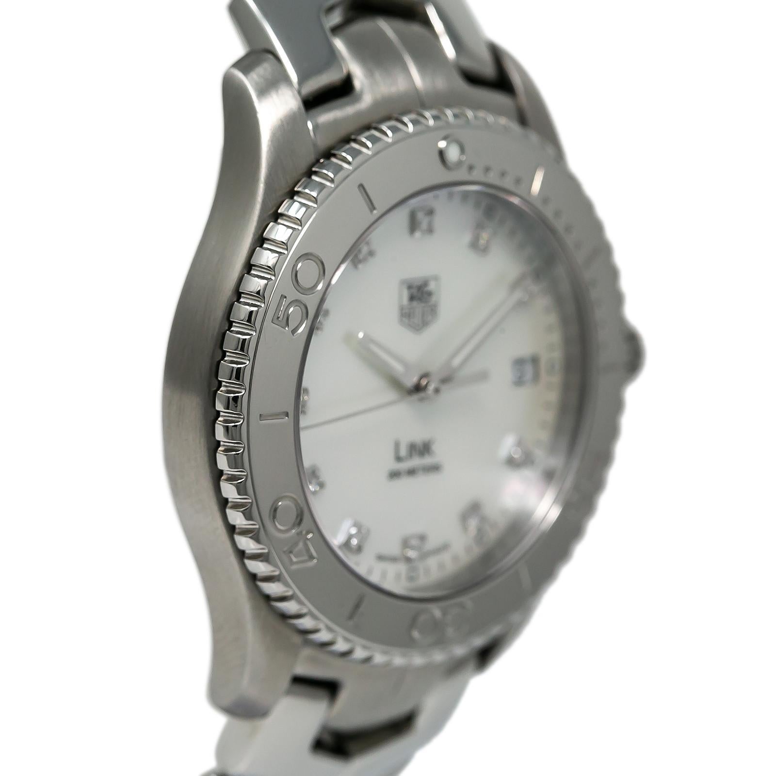 TAG Heuer Link WJ1114-0, Mother of Pearl Dial, Certified 2