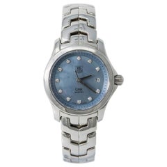 TAG Heuer Link WJF131D Womens Quartz Watch Mother of Pear Dial SS