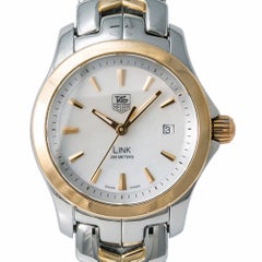 TAG Heuer Link WJF1352 Women Quartz Watch Two-Tone Gold-Plated SS MOP Dial