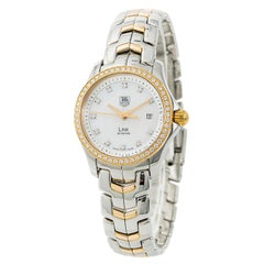 TAG Heuer Link WJF1354 Women’s Quartz Watch Mother of Pearl Dial Two-Tone