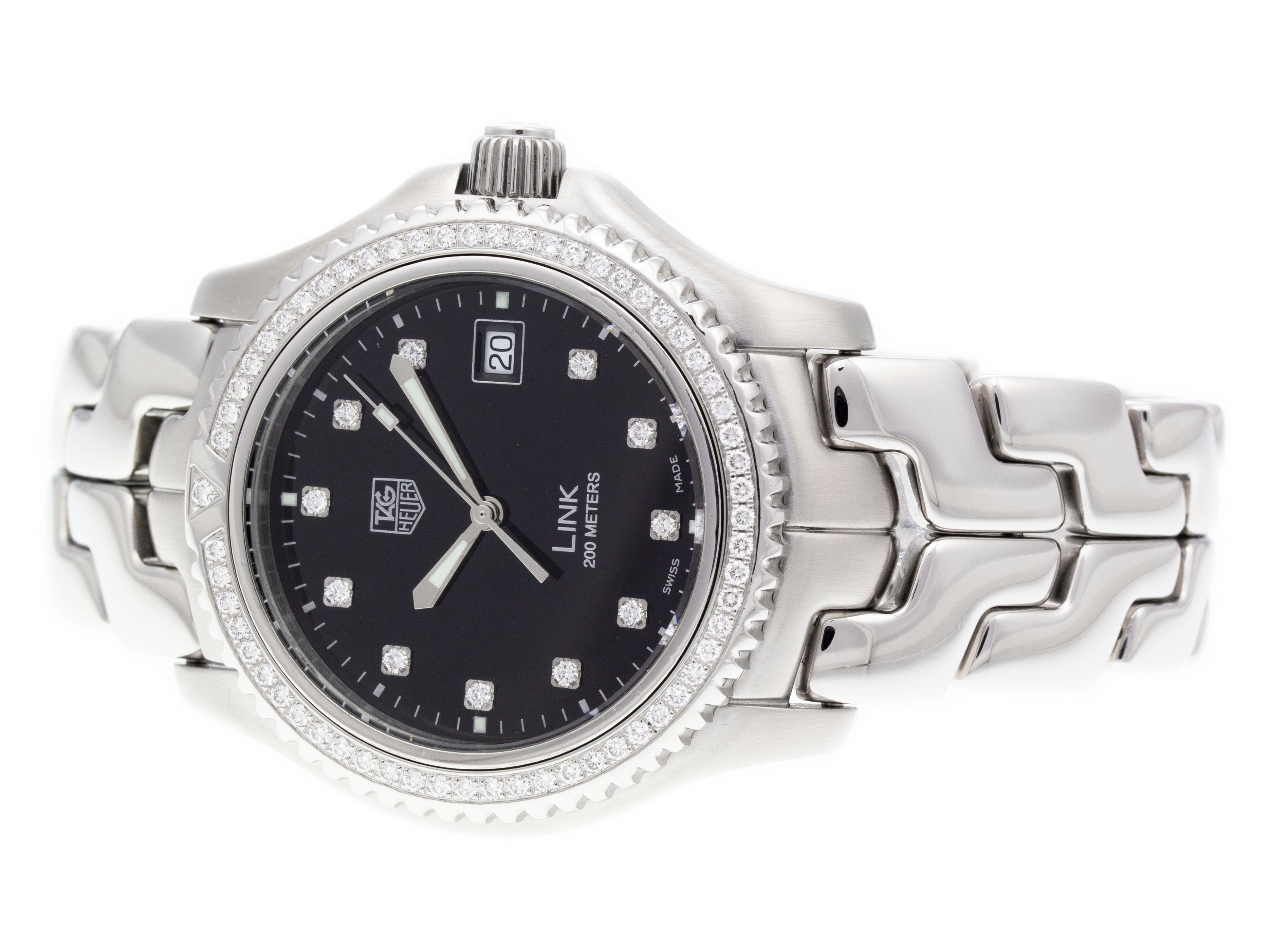 tag heuer mens diamond watch